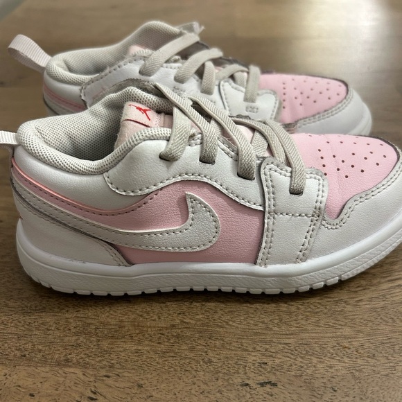 AIR JORDAN 1 LOW ALT (TD) PINK FOAM FIRE RED - Picture 8 of 11